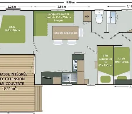 Kamp alanı Onlycamp Du Moulin Clisson